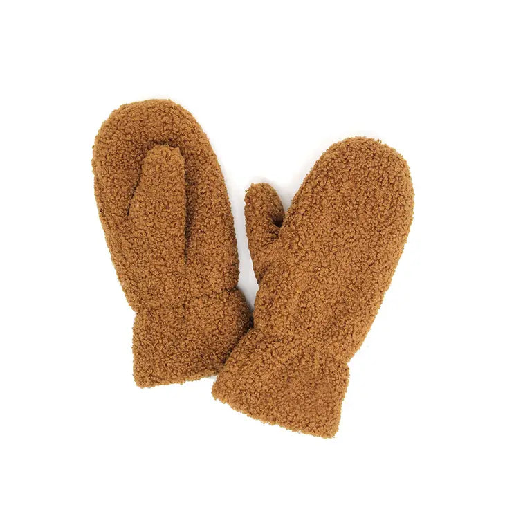 Teddy Mittens - 5 Colour Options