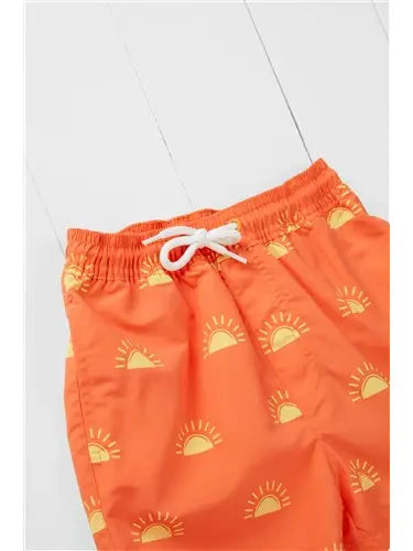 Sun Print Swim Shorts