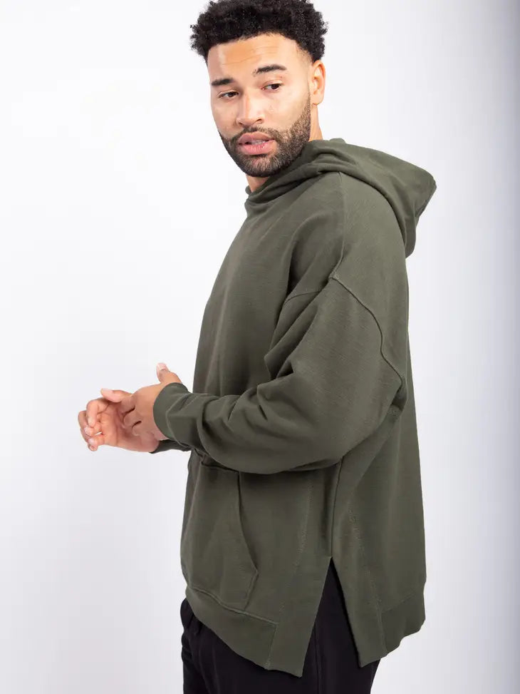 Hoodie with Side Split