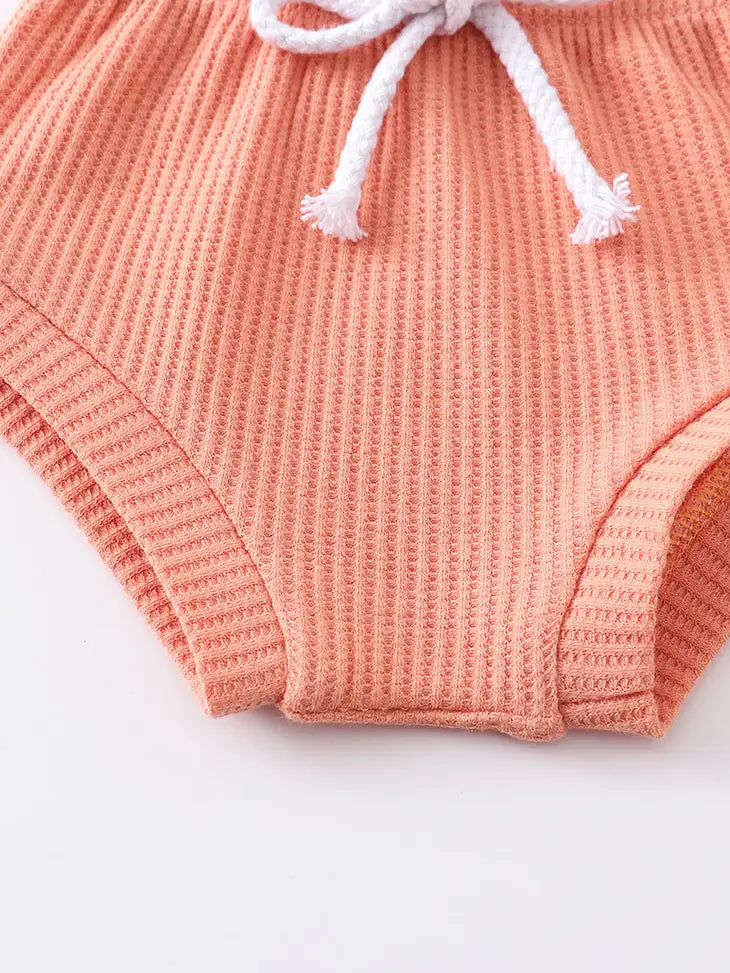 Ribbed Cotton Pocket Baby Set - 3 Colours