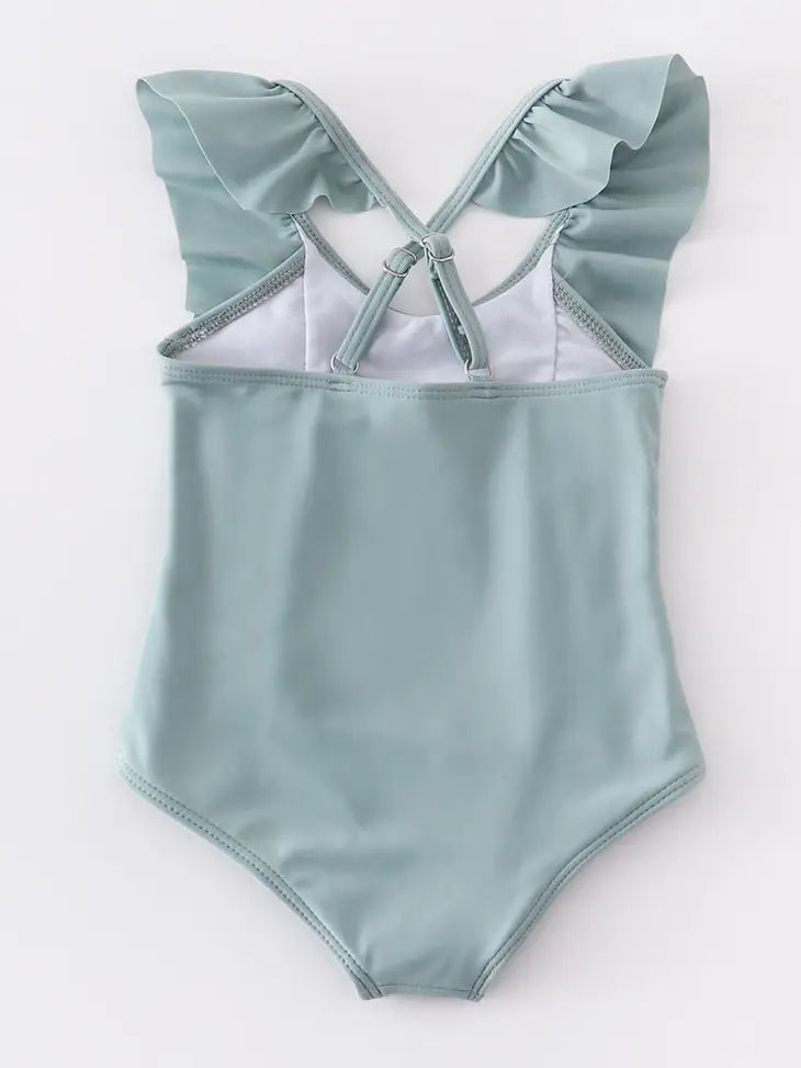 Ruffle Swimsuit -2 Colours