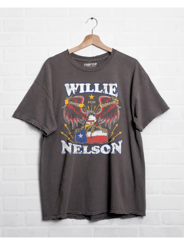 UNISEX - Willie Nelson Born For Trouble Graphic T-Shirt