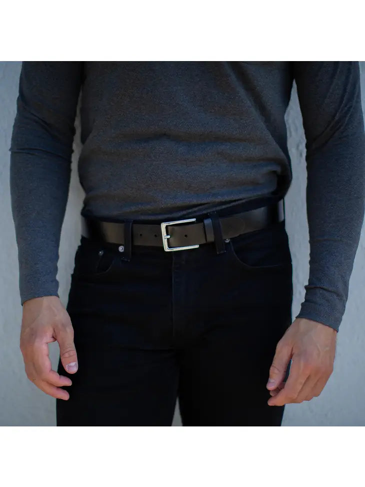 Grant Textured Leather Belt