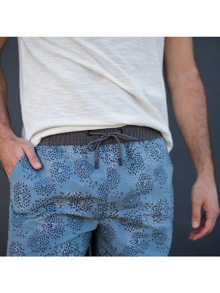 Abe Printed Swim Trunk