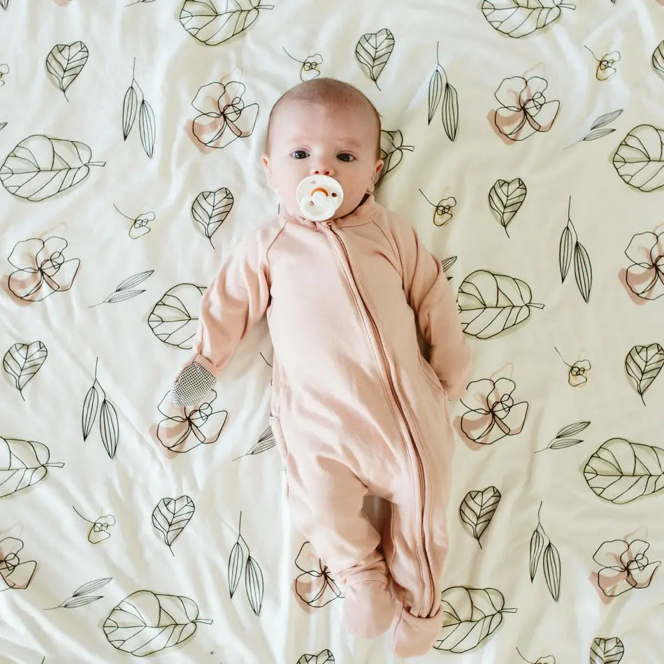 Rose Organic Cotton Onesie