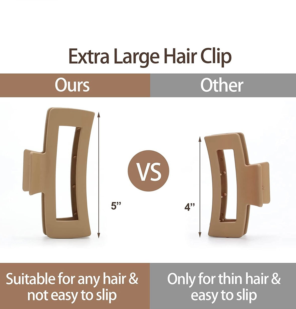 Extra Large Claw Clip | Multiple Colour Options