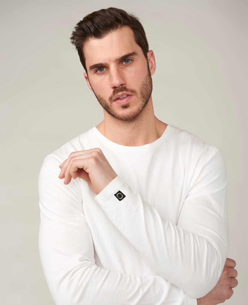 Liam Hi-Lo Brushed Long Sleeve