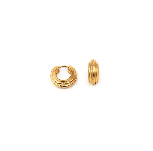 Cassidy Hoops Gold