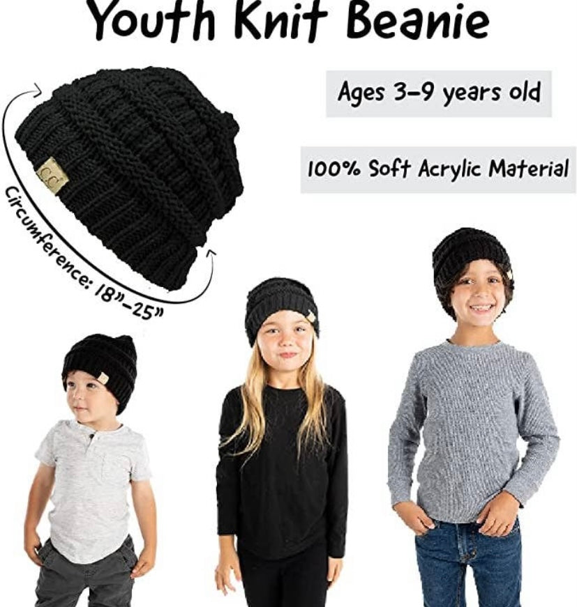 Kids Oversized Beanie - 3 Colours