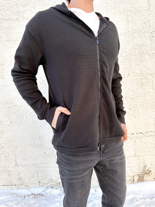 Contrast Quilted Zip-Up | 2 Colour Options