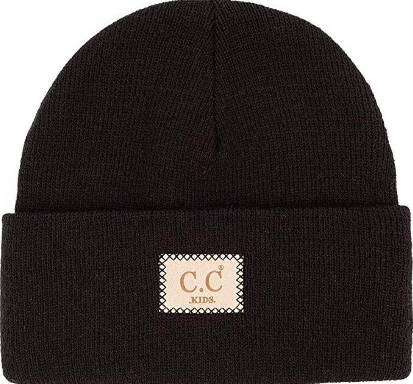 Kids Patch Beanie - 5 Colours