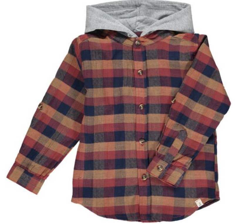 Plaid Hooded Flannel