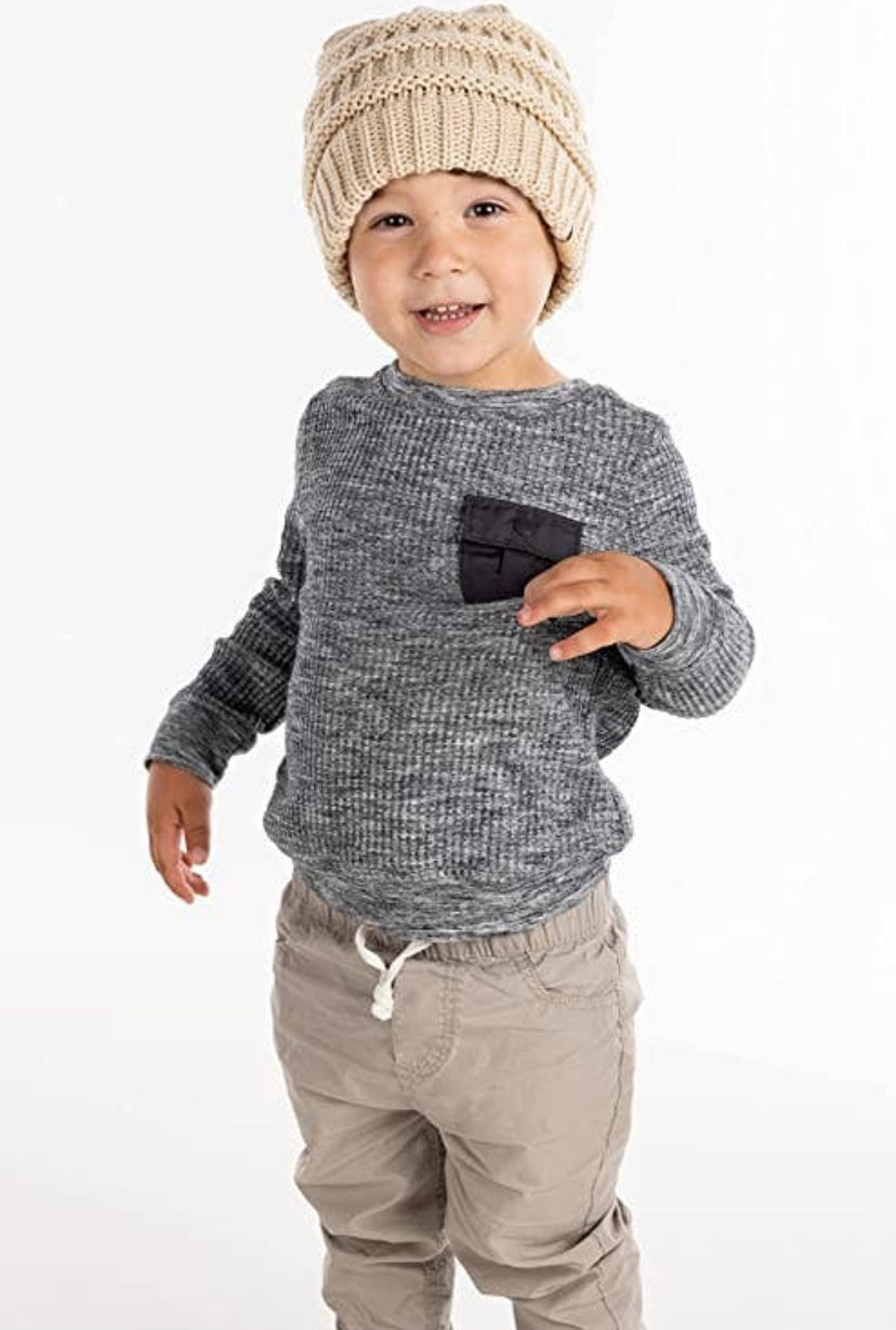 Kids Oversized Beanie - 3 Colours