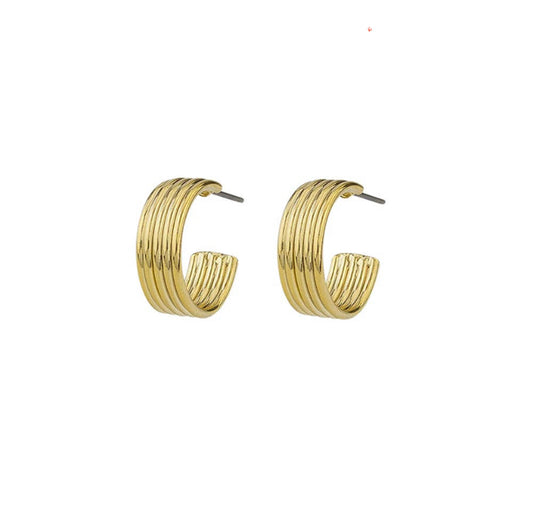 Rosie Hoops Gold