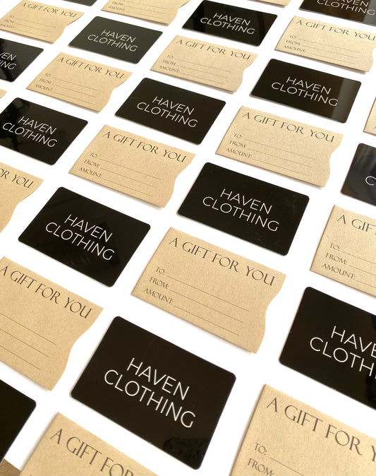 Haven Clothing Gift Card