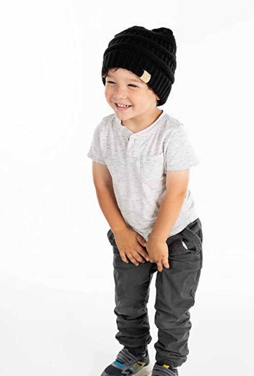 Kids Oversized Beanie - 3 Colours