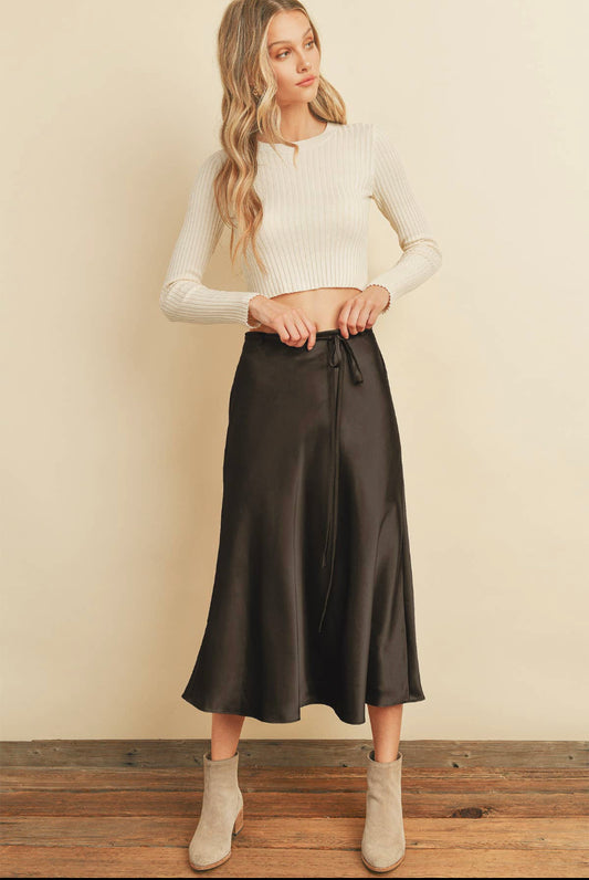 Spencer Silk Skirt