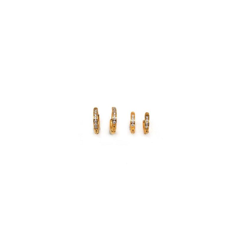 Petite Hoops 10mm Gold