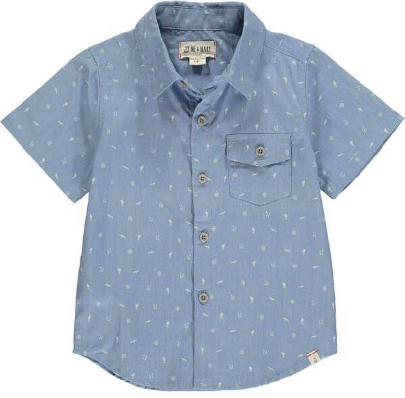 Sailor Collared Button Down