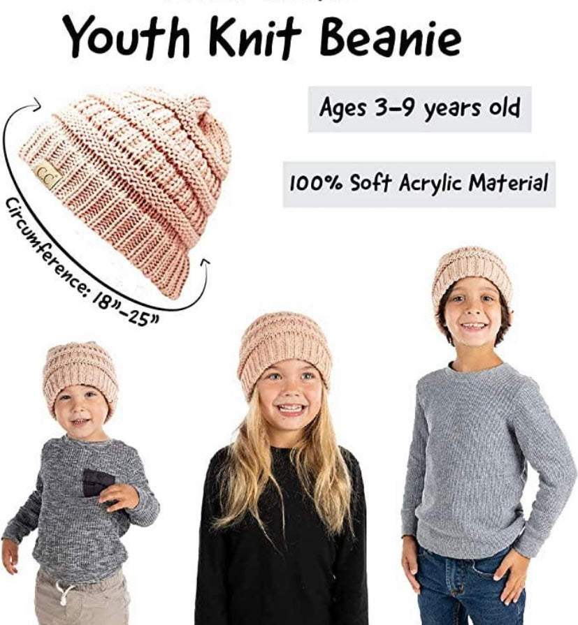 Kids Oversized Beanie - 3 Colours