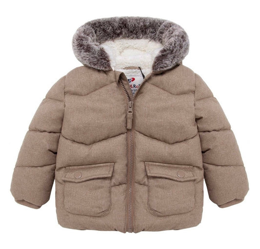 Sherpa Lined Puffer Jacket