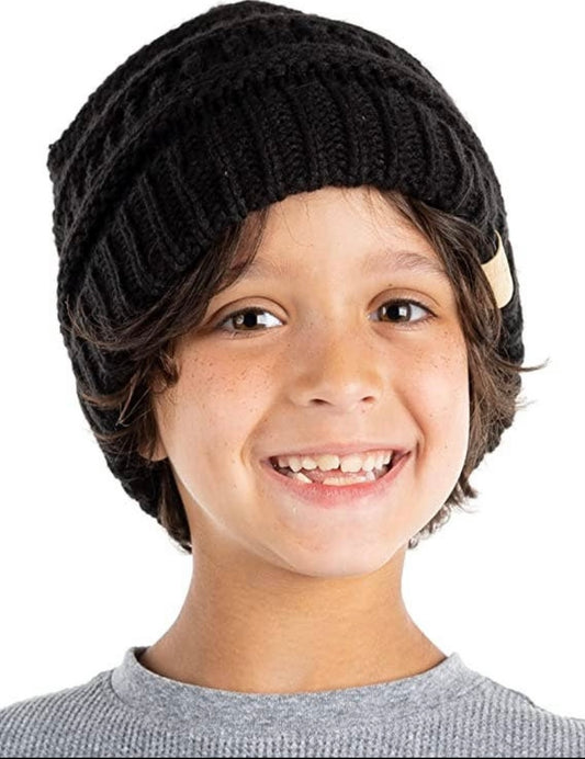 Kids Oversized Beanie - 3 Colours