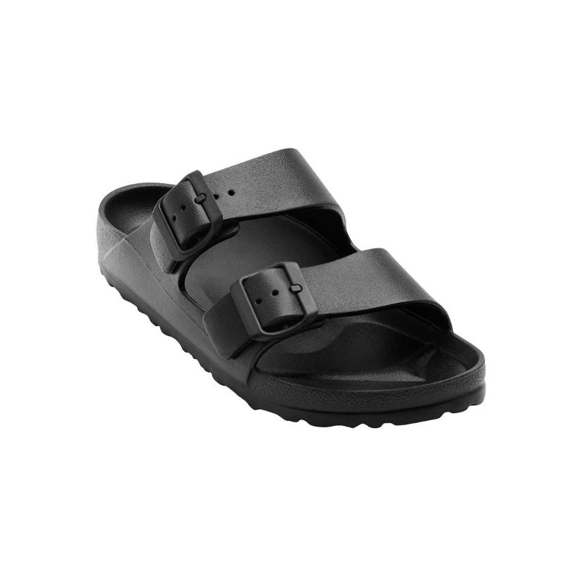 Wave Double Buckle Sandal - 2 Colours