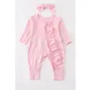 Ruffle Bamboo Onesie - 4 Colours